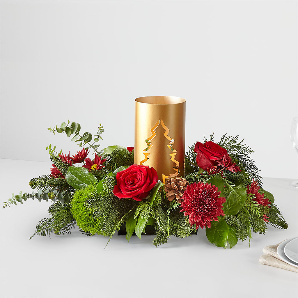 Toast the Season Centerpiece – DESIGNER'S TOUCH FLORIST & GIFT SHOP LLC, West Union SC