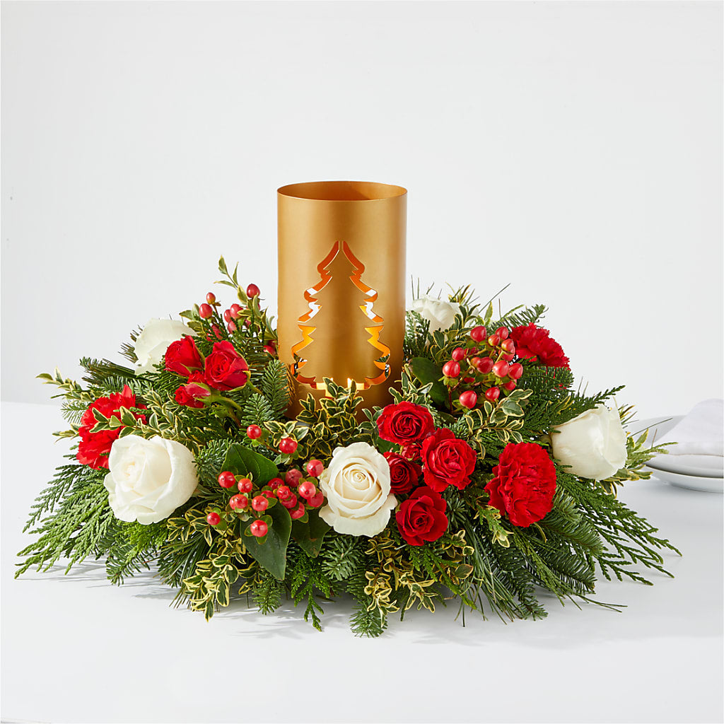 December Dreams Centerpiece – DESIGNER'S TOUCH FLORIST & GIFT SHOP LLC, West Union SC
