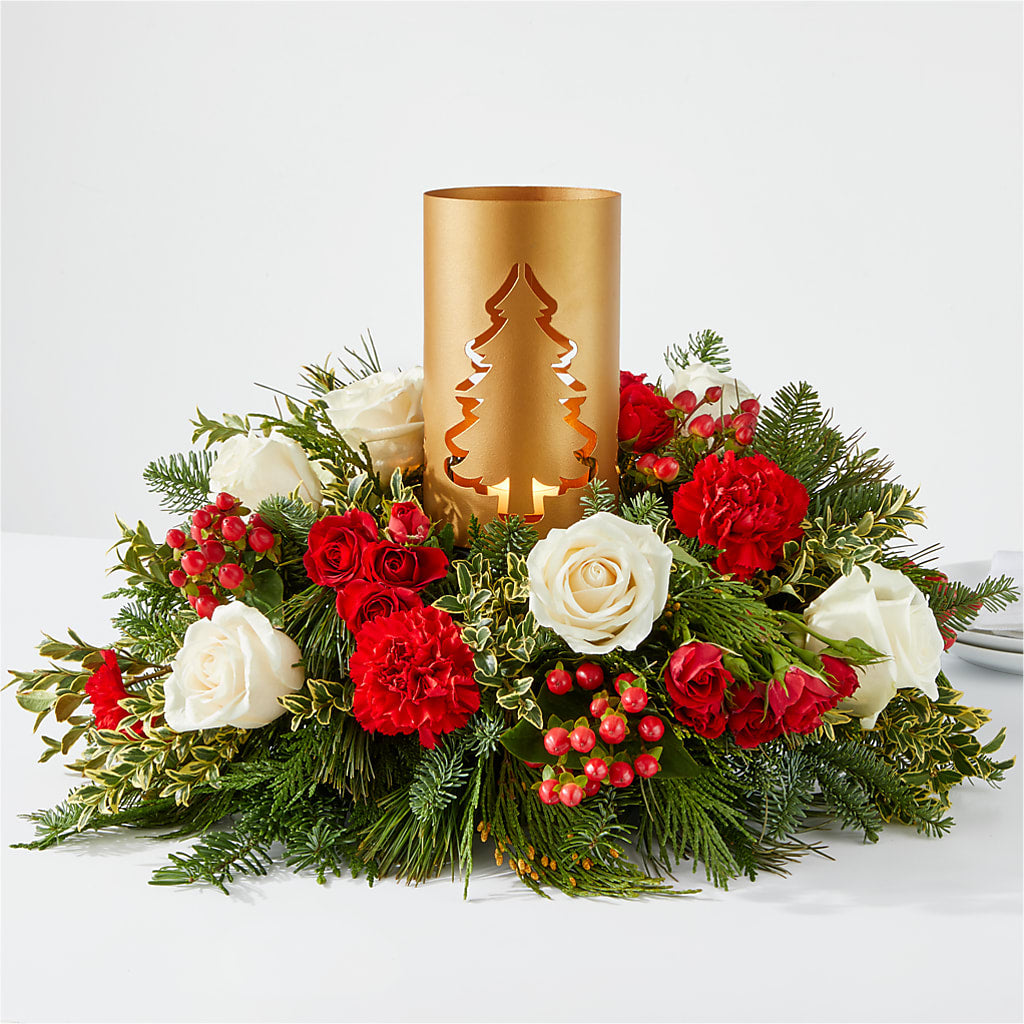 December Dreams Centerpiece – DESIGNER'S TOUCH FLORIST & GIFT SHOP LLC, West Union SC