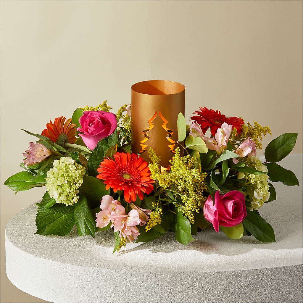 Sunlit Centerpiece – DESIGNER'S TOUCH FLORIST & GIFT SHOP LLC, West Union SC