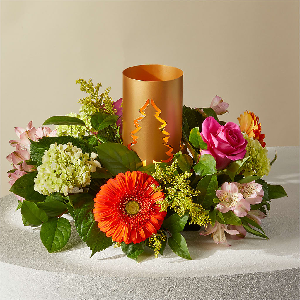 Sunlit Centerpiece – DESIGNER'S TOUCH FLORIST & GIFT SHOP LLC, West Union SC