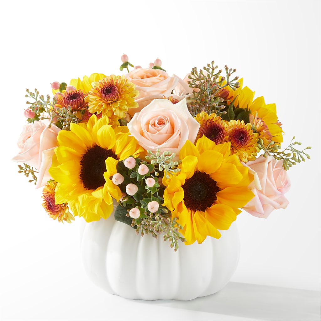 Pumpkin to Talk About Bouquet – DESIGNER'S TOUCH FLORIST & GIFT SHOP LLC, West Union SC