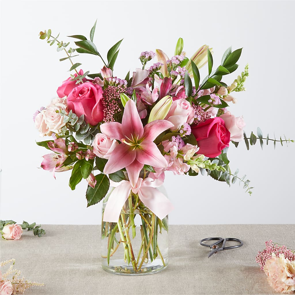 Pink Ribbon - A Florist Original – DESIGNER'S TOUCH FLORIST & GIFT SHOP LLC, West Union SC
