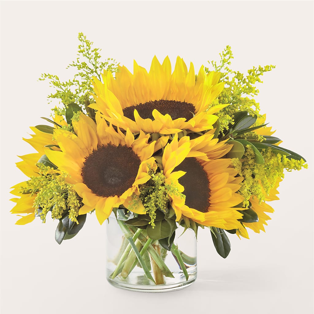 Beaming Sunflower Bouquet – DESIGNER'S TOUCH FLORIST & GIFT SHOP LLC, West Union SC