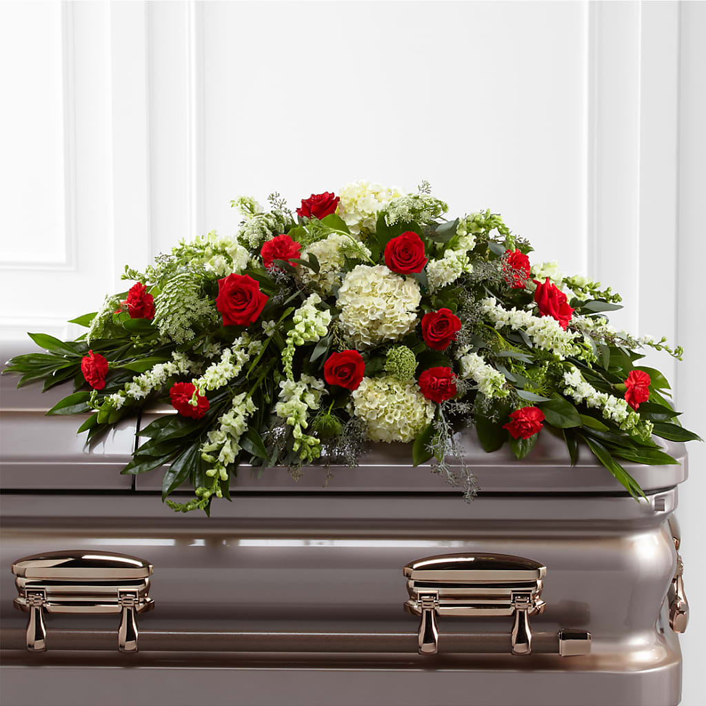 Sincerity Casket Spray – DESIGNER'S TOUCH FLORIST & GIFT SHOP LLC, West Union SC