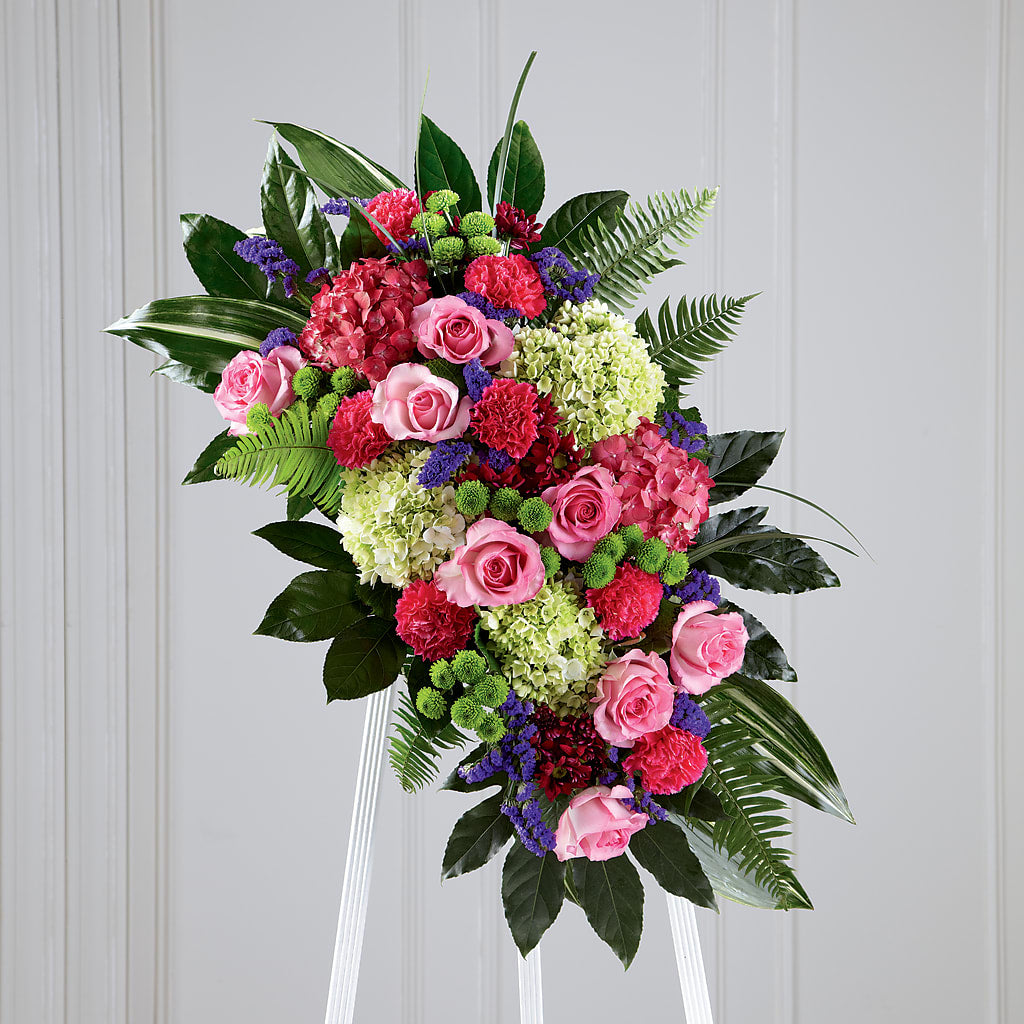 Refreshing Mix Standing Spray – DESIGNER'S TOUCH FLORIST & GIFT SHOP LLC, West Union SC