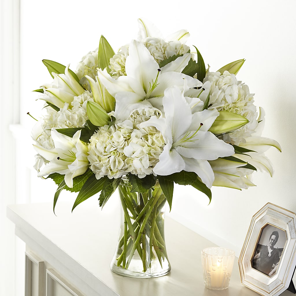 Compassionate Lily Bouquet – DESIGNER'S TOUCH FLORIST & GIFT SHOP LLC, West Union SC