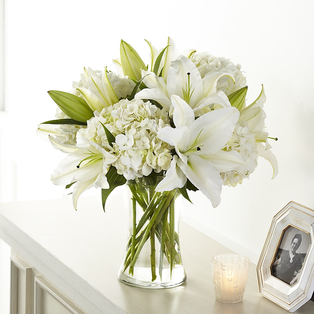 Compassionate Lily Bouquet – DESIGNER'S TOUCH FLORIST & GIFT SHOP LLC, West Union SC