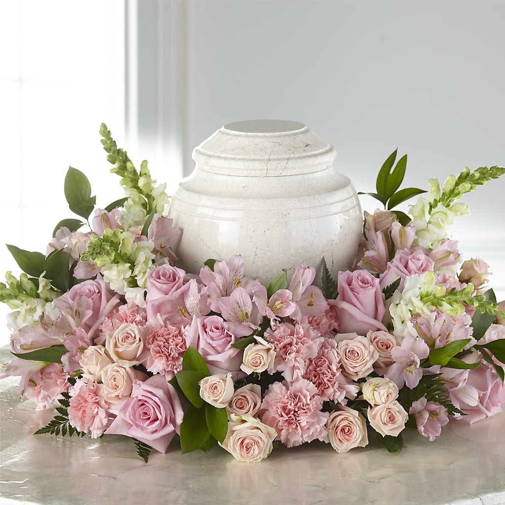 Blooms of Hope Cremation Adornment – DESIGNER'S TOUCH FLORIST & GIFT SHOP LLC, West Union SC