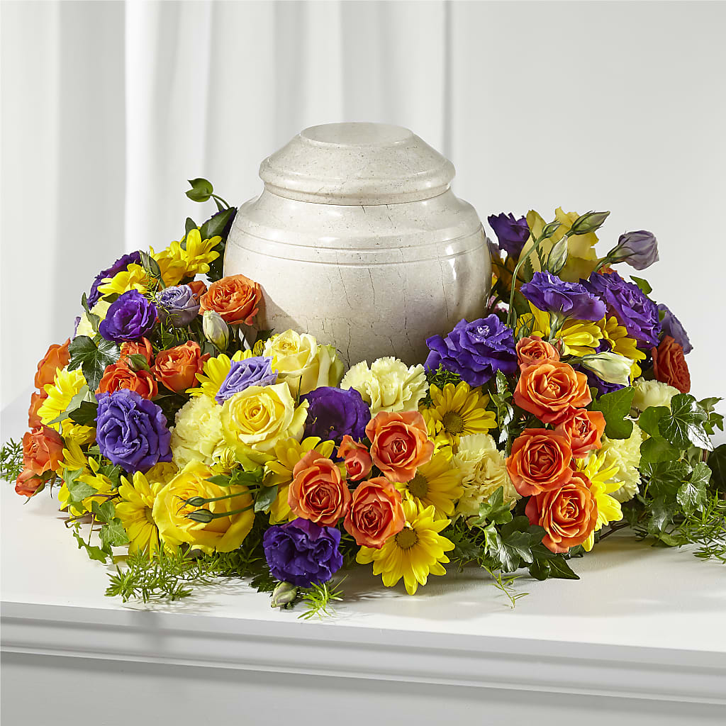 Blossoms of Remembrance Cremation Adornment – DESIGNER'S TOUCH FLORIST & GIFT SHOP LLC, West Union SC