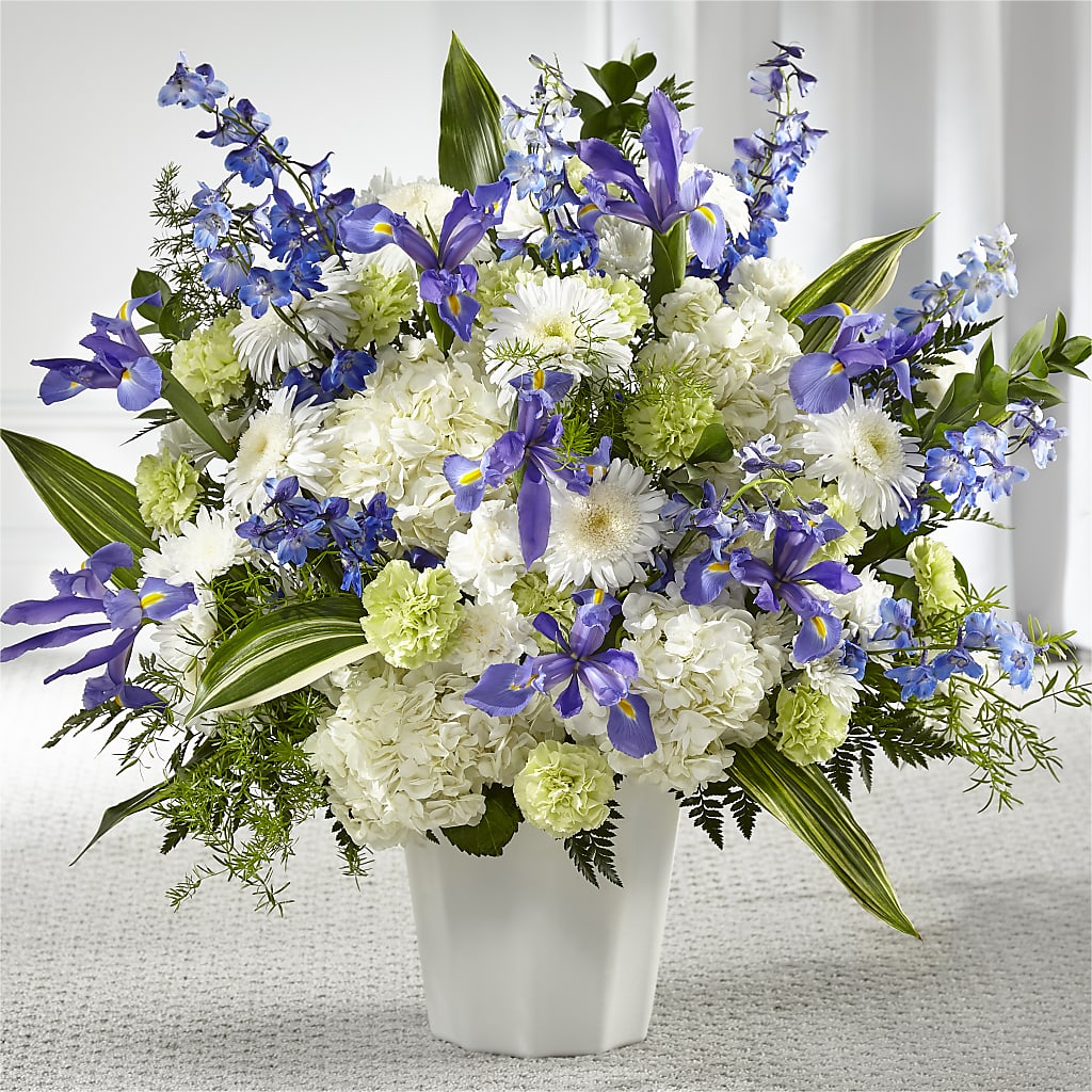 Soft Serenity Floor Basket – DESIGNER'S TOUCH FLORIST & GIFT SHOP LLC, West Union SC