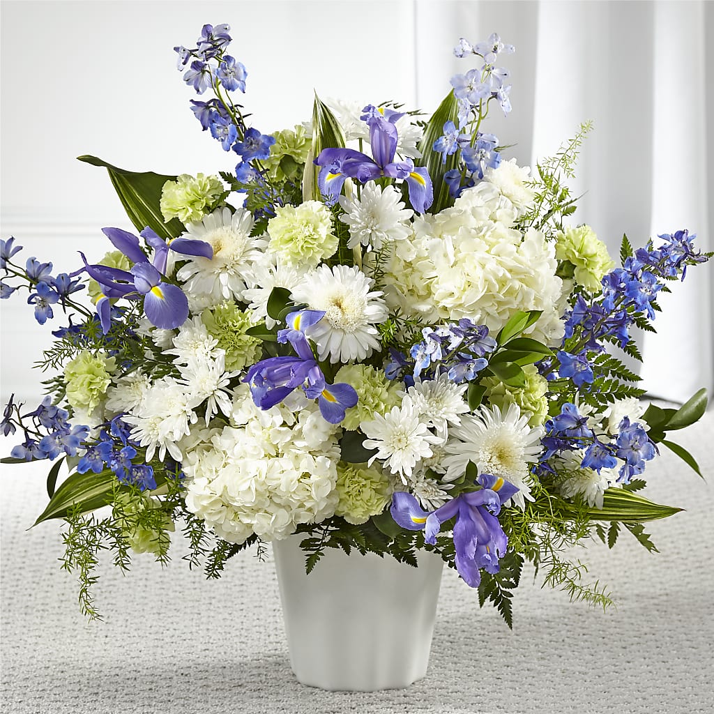 Soft Serenity Floor Basket – DESIGNER'S TOUCH FLORIST & GIFT SHOP LLC, West Union SC