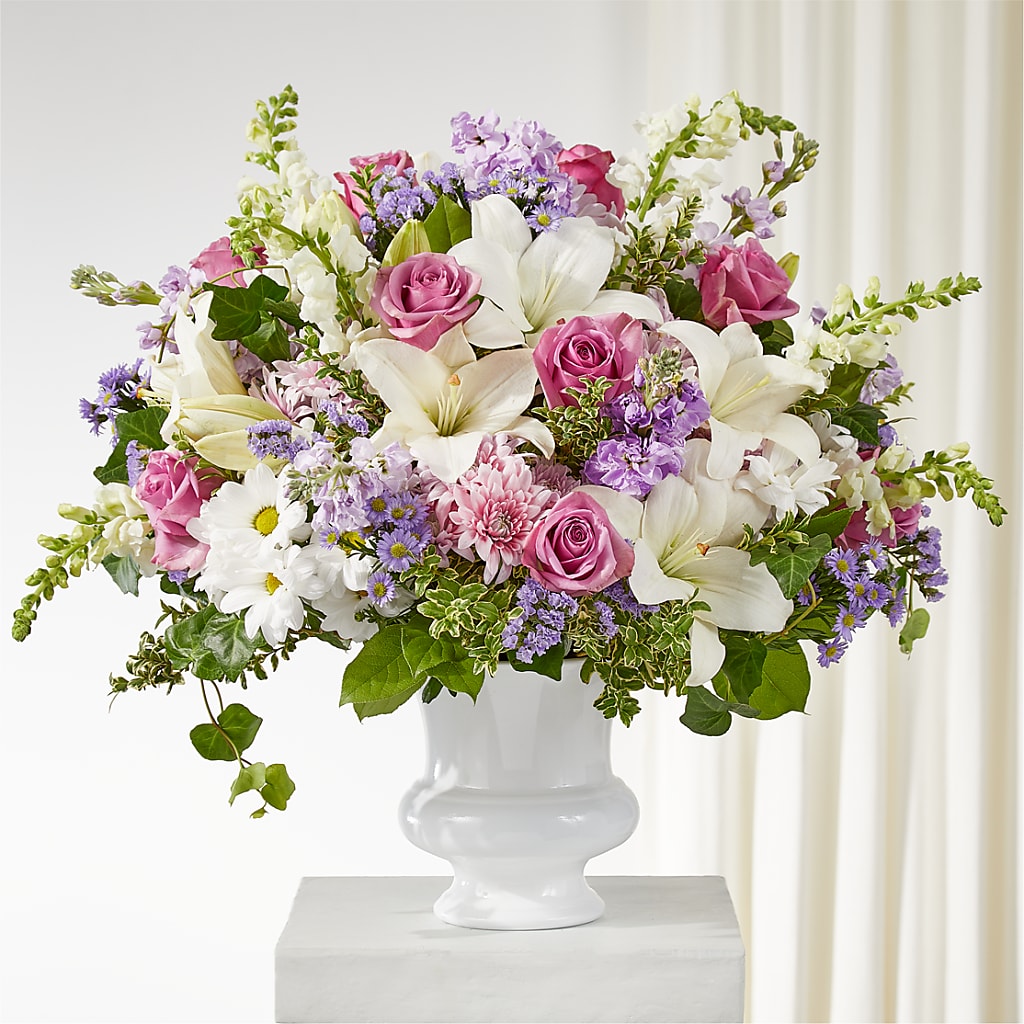 Remarkable Life Urn Arrangement – DESIGNER'S TOUCH FLORIST & GIFT SHOP LLC, West Union SC