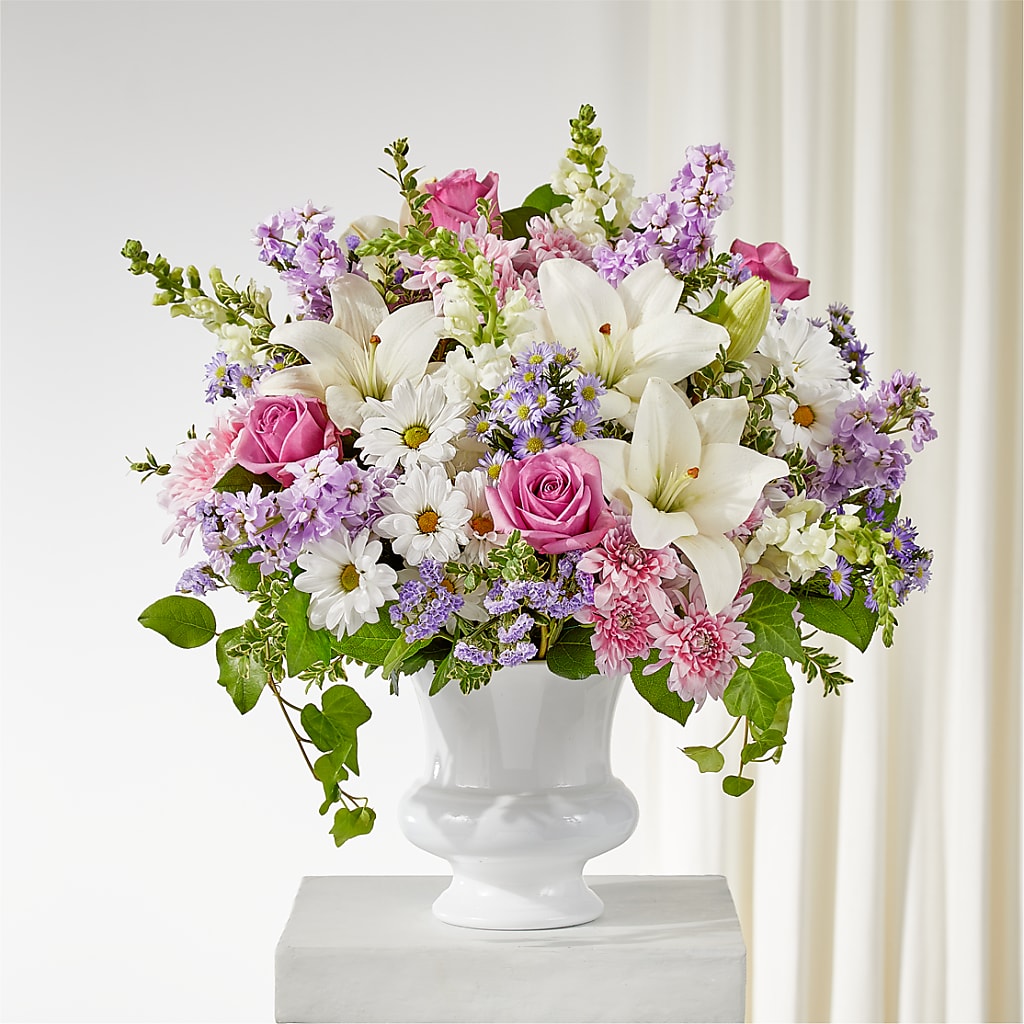 Remarkable Life Urn Arrangement – DESIGNER'S TOUCH FLORIST & GIFT SHOP LLC, West Union SC
