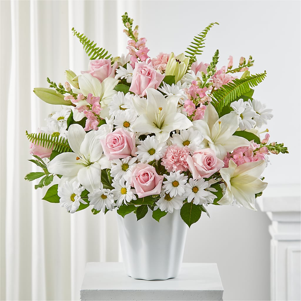 Soft Touch Tabletop Basket – DESIGNER'S TOUCH FLORIST & GIFT SHOP LLC, West Union SC