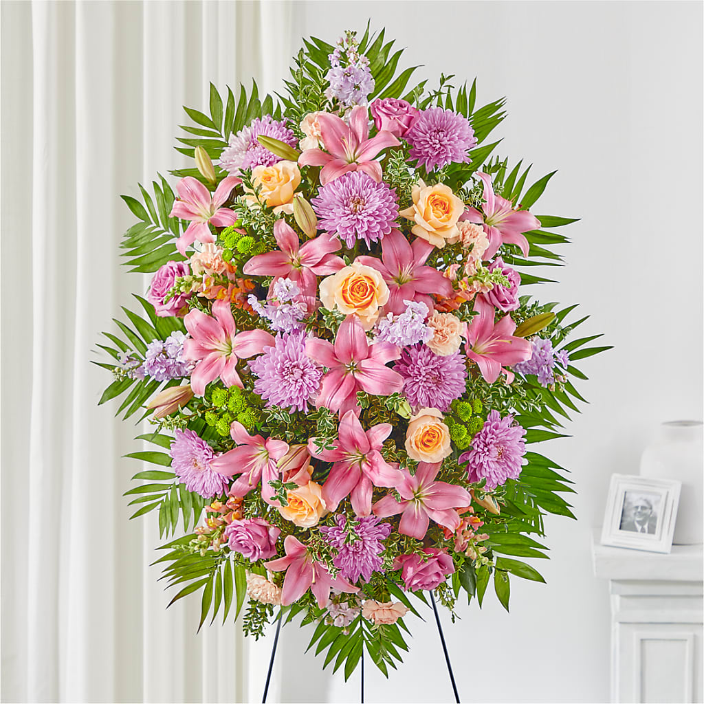Love & Light Standing Spray – DESIGNER'S TOUCH FLORIST & GIFT SHOP LLC, West Union SC