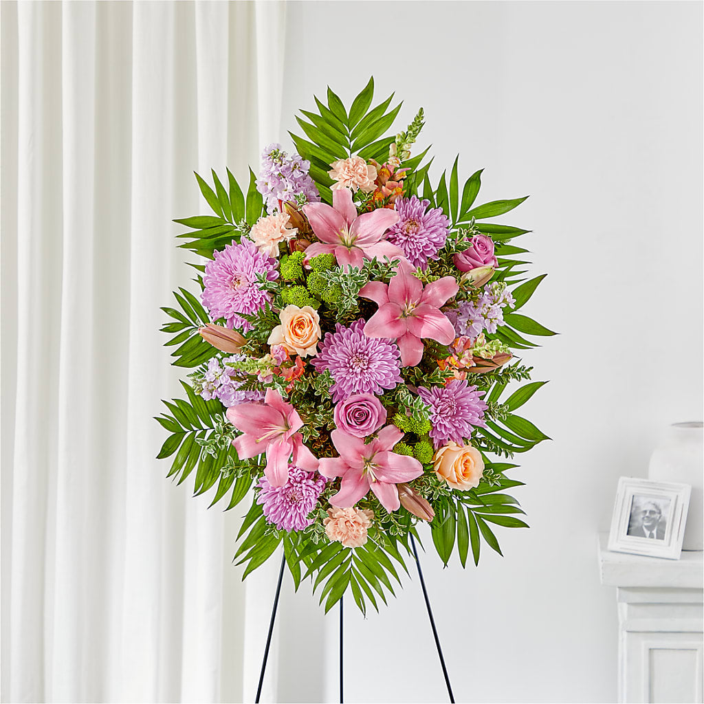Love & Light Standing Spray – DESIGNER'S TOUCH FLORIST & GIFT SHOP LLC, West Union SC