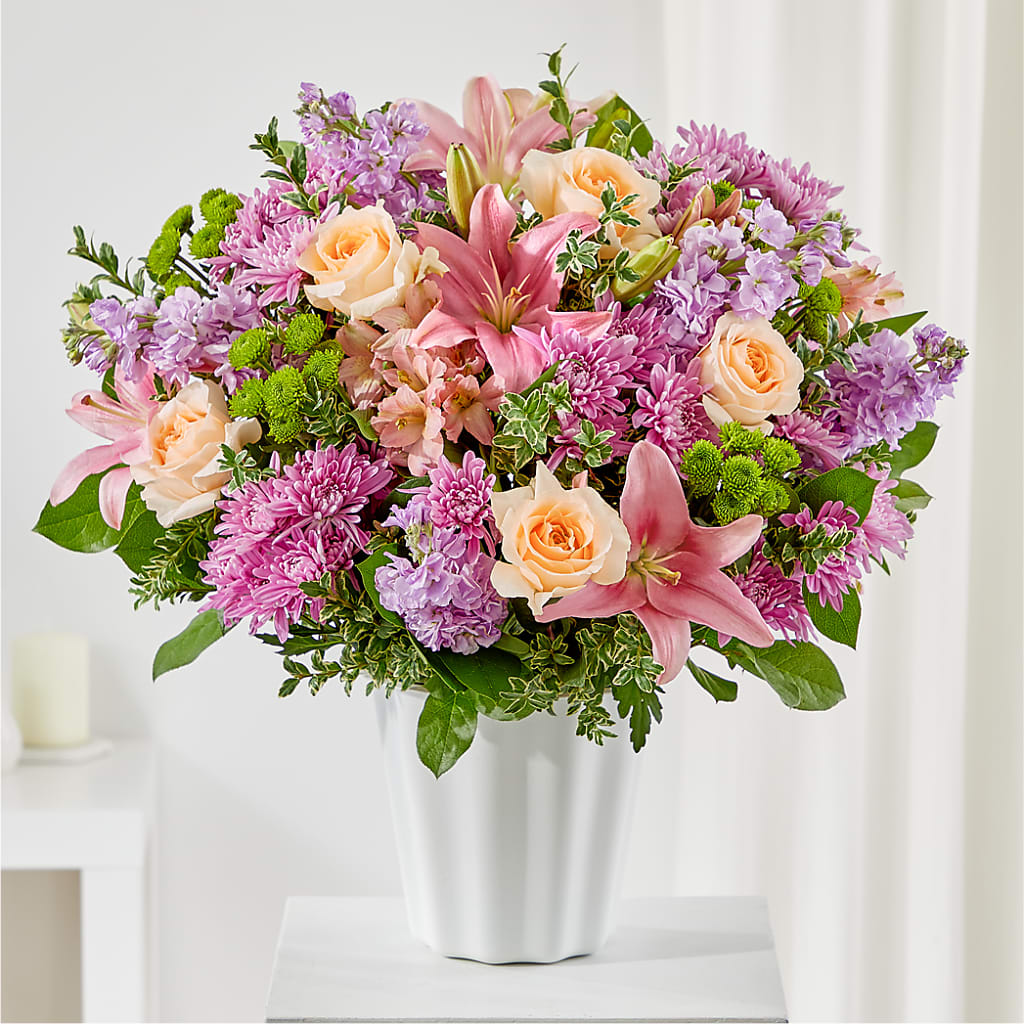 Supportive Embrace Tabletop Basket – DESIGNER'S TOUCH FLORIST & GIFT SHOP LLC, West Union SC