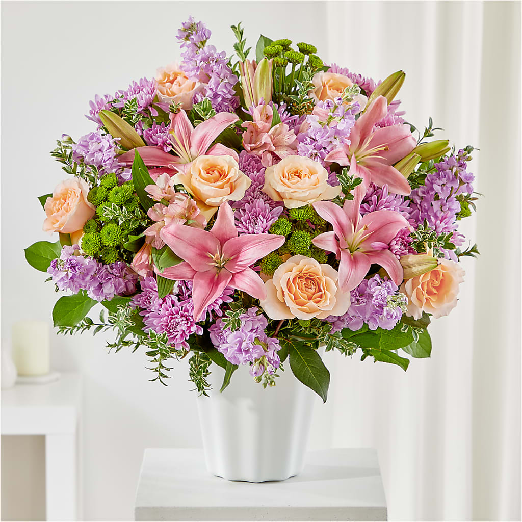 Supportive Embrace Tabletop Basket – DESIGNER'S TOUCH FLORIST & GIFT SHOP LLC, West Union SC