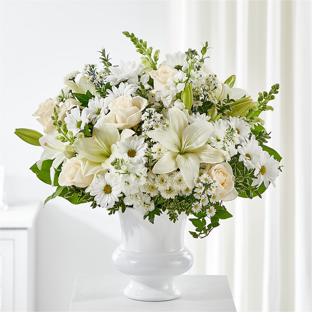 Uplifting Urn Arrangement – DESIGNER'S TOUCH FLORIST & GIFT SHOP LLC, West Union SC