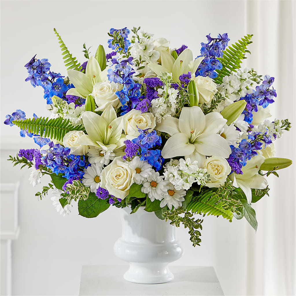 Expressions of Hope Urn Arrangement – DESIGNER'S TOUCH FLORIST & GIFT SHOP LLC, West Union SC