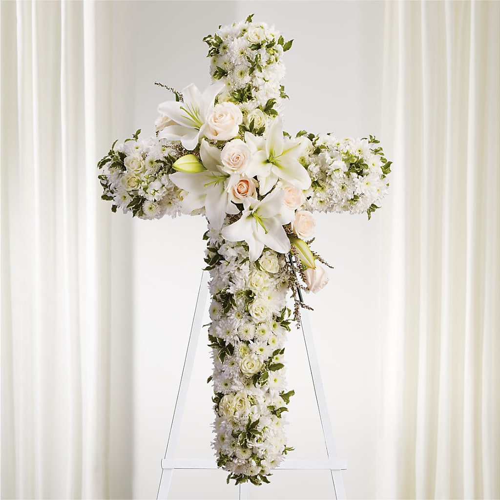 Spiritual Guidance Standing Spray – DESIGNER'S TOUCH FLORIST & GIFT SHOP LLC, West Union SC