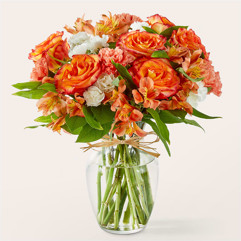Apricot Glow Bouquet – DESIGNER'S TOUCH FLORIST & GIFT SHOP LLC, West Union SC