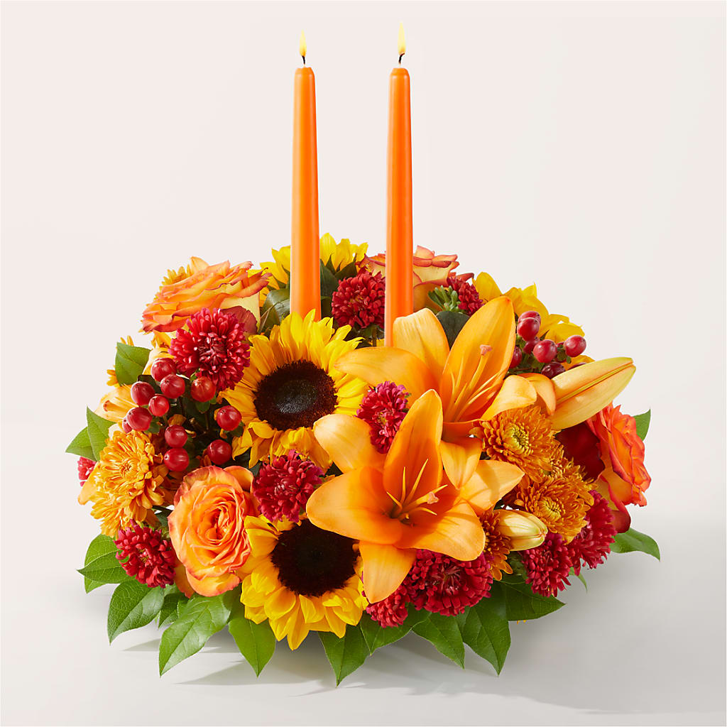 Grateful Centerpiece – DESIGNER'S TOUCH FLORIST & GIFT SHOP LLC, West Union SC