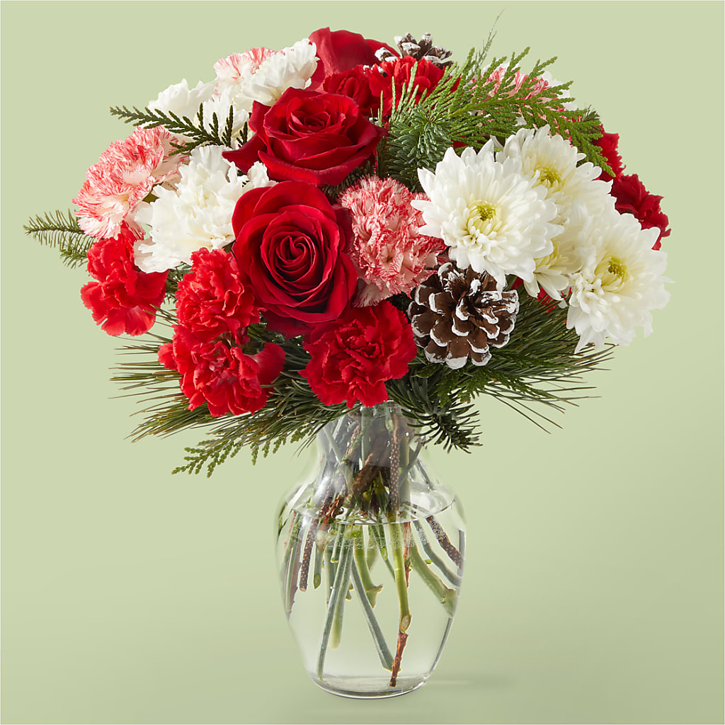 Candy Cane Lane Bouquet – DESIGNER'S TOUCH FLORIST & GIFT SHOP LLC, West Union SC