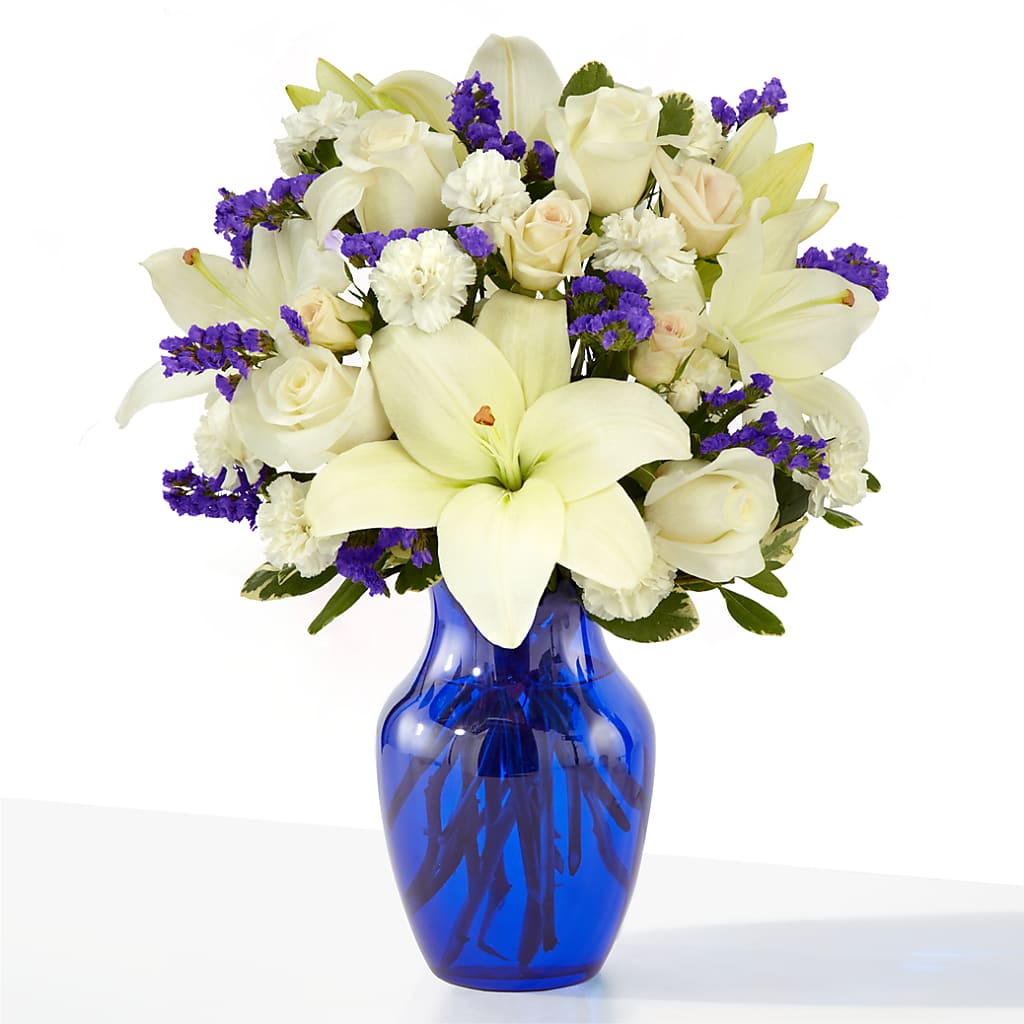 Sapphire Rush Bouquet – DESIGNER'S TOUCH FLORIST & GIFT SHOP LLC, West Union SC