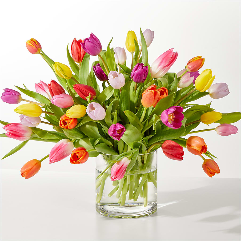 Spring's Calling Tulip Bouquet – DESIGNER'S TOUCH FLORIST & GIFT SHOP LLC, West Union SC