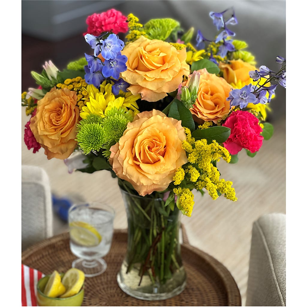 Bold & Bright – A Florist Original – DESIGNER'S TOUCH FLORIST & GIFT SHOP LLC, West Union SC