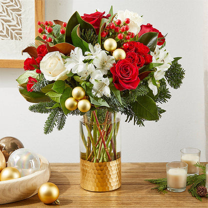 Joy & Jolly Bouquet – DESIGNER'S TOUCH FLORIST & GIFT SHOP LLC, West Union SC