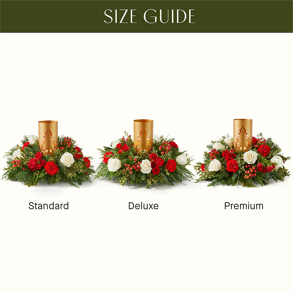 December Dreams Centerpiece – DESIGNER'S TOUCH FLORIST & GIFT SHOP LLC, West Union SC