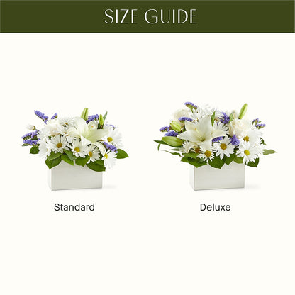 Beyond Blue Box Bouquet – DESIGNER'S TOUCH FLORIST & GIFT SHOP LLC, West Union SC
