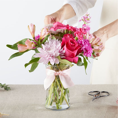 Pink Ribbon - A Florist Original – DESIGNER'S TOUCH FLORIST & GIFT SHOP LLC, West Union SC
