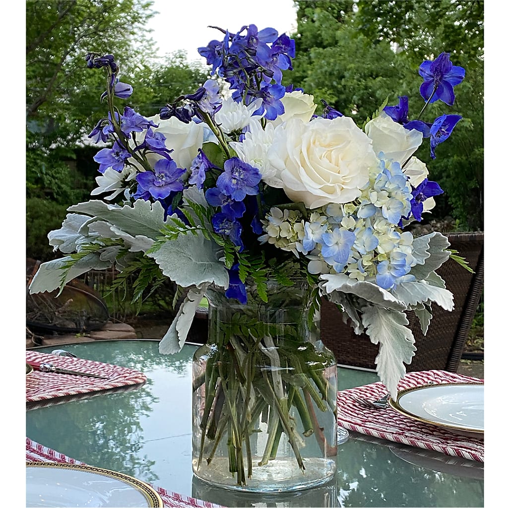 Clear Skies Bouquet – DESIGNER'S TOUCH FLORIST & GIFT SHOP LLC, West Union SC