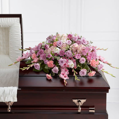 Immorata Casket Spray – DESIGNER'S TOUCH FLORIST & GIFT SHOP LLC, West Union SC