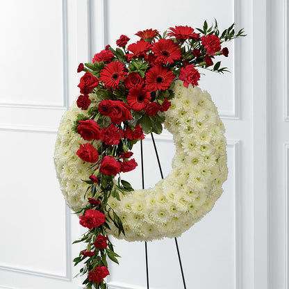 Graceful Tribute Wreath – DESIGNER'S TOUCH FLORIST & GIFT SHOP LLC, West Union SC