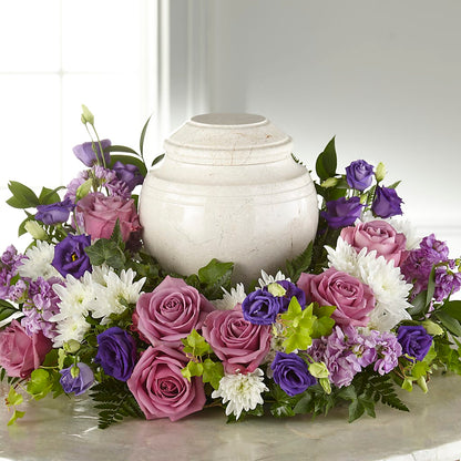 Blooming Sympathy Cremation Adornment – DESIGNER'S TOUCH FLORIST & GIFT SHOP LLC, West Union SC