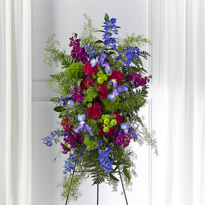 Heavenly Skies Standing Spray – DESIGNER'S TOUCH FLORIST & GIFT SHOP LLC, West Union SC