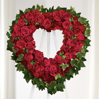 Wholehearted Standing Spray – DESIGNER'S TOUCH FLORIST & GIFT SHOP LLC, West Union SC
