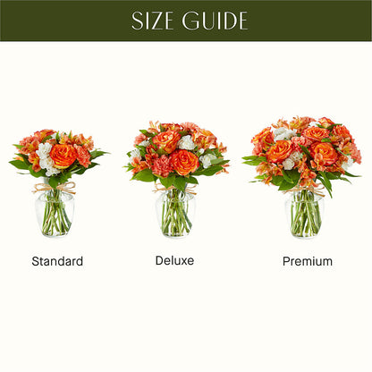 Apricot Glow Bouquet – DESIGNER'S TOUCH FLORIST & GIFT SHOP LLC, West Union SC