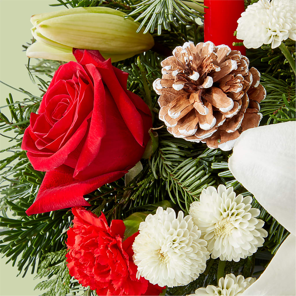 Seasonal Festivities Centerpiece – DESIGNER'S TOUCH FLORIST & GIFT SHOP LLC, West Union SC