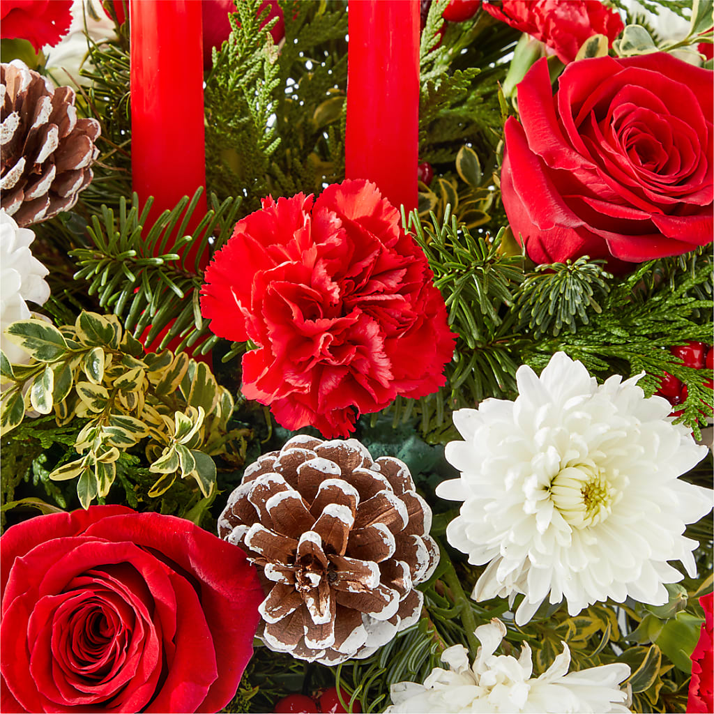 Holiday Soiree Centerpiece – DESIGNER'S TOUCH FLORIST & GIFT SHOP LLC, West Union SC