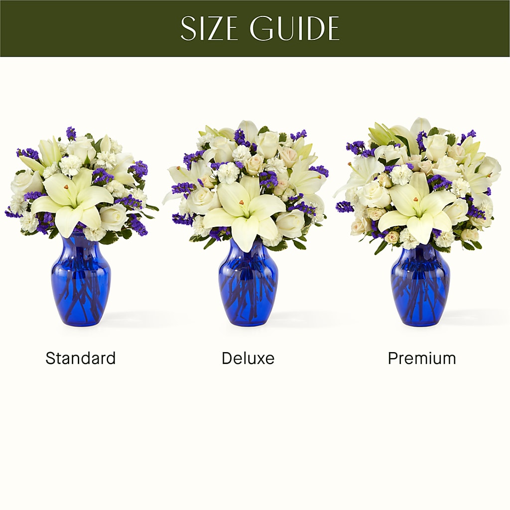 Sapphire Rush Bouquet – DESIGNER'S TOUCH FLORIST & GIFT SHOP LLC, West Union SC
